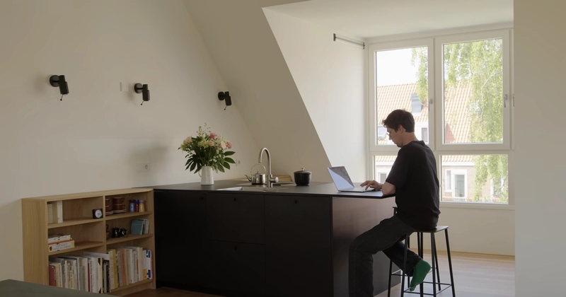 Maximizing Space and Light: An Amsterdam Attic Conversion